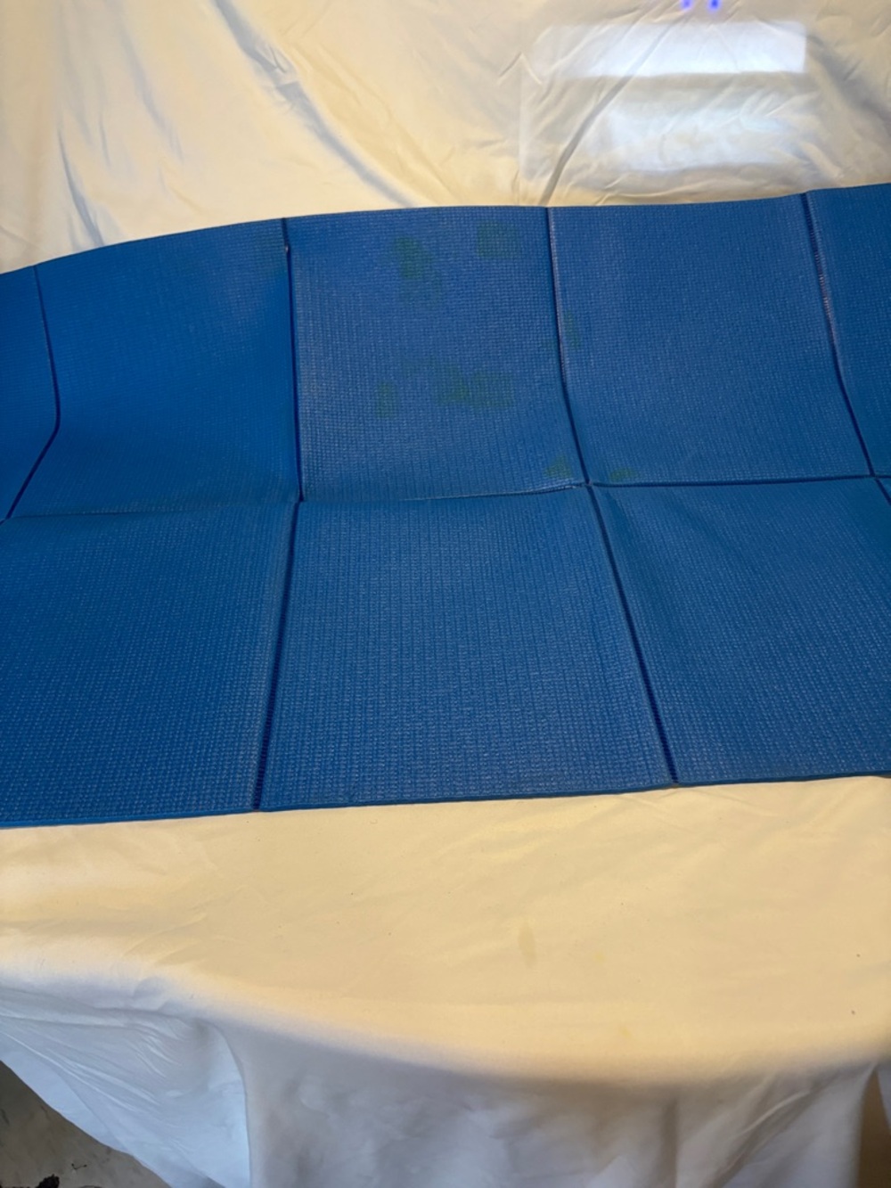 Blue Foldable Exercise Mat - Picture 2 of 4
